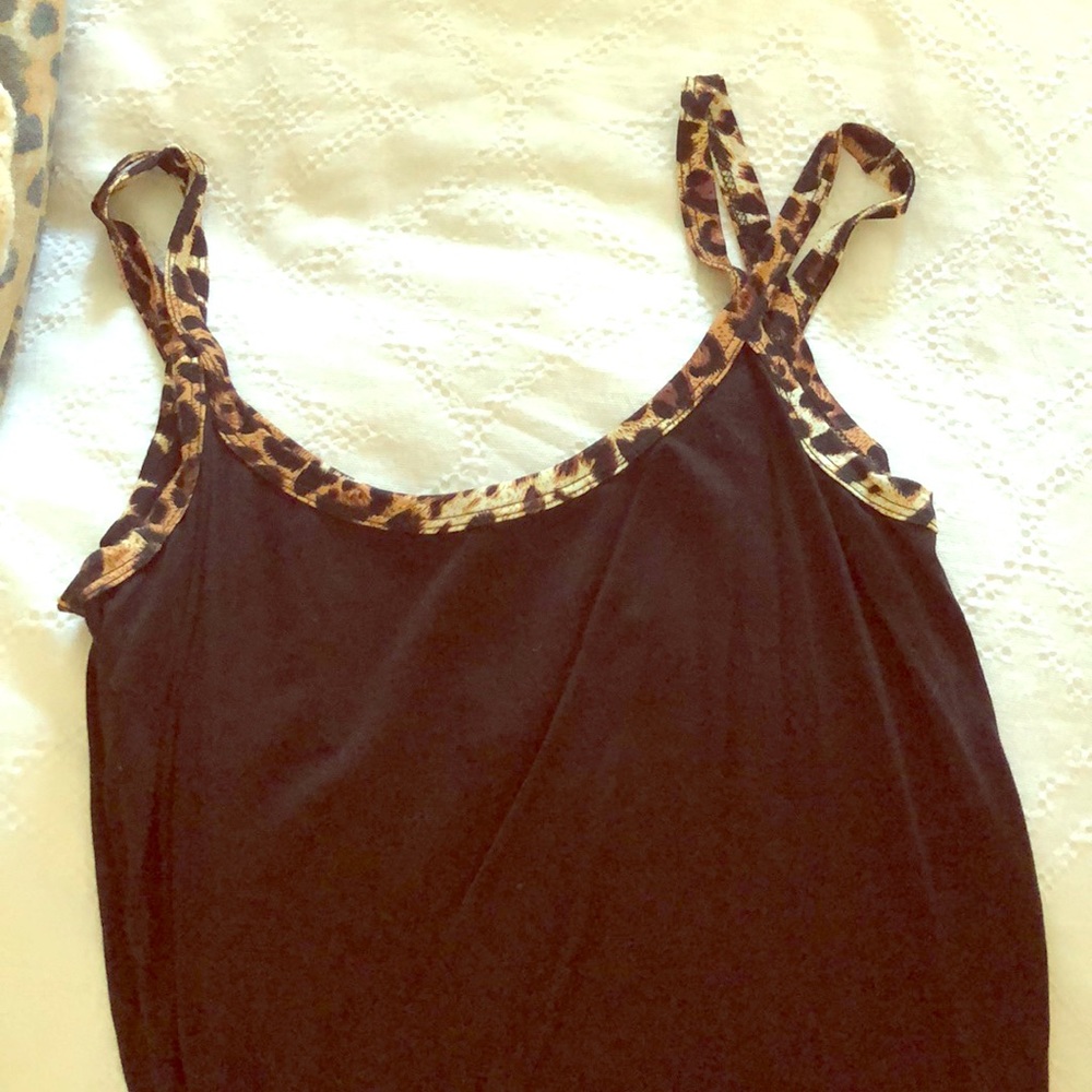 Leopard print cami/tank